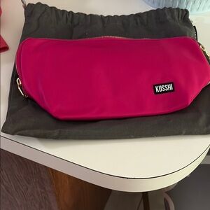 Pink Cosmetic Bag with Sleek Design